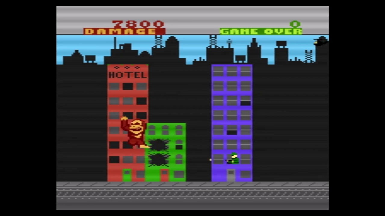Rampage | Atari 7800 | blind play