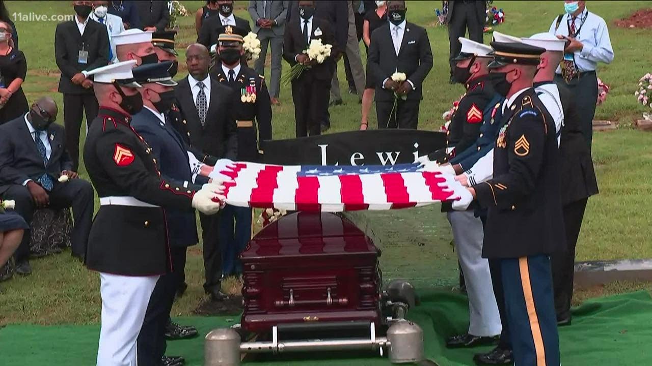Private graveside service held for Congressman John Lewis