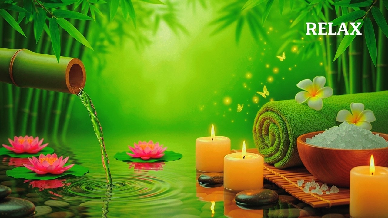 Soothing Water Sounds & Ambient Relaxing Music for Deep Sleep and Meditation