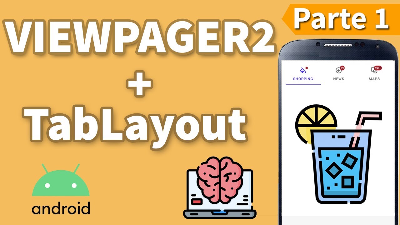 Como crear un tablayout con viewpager2  - 1/2