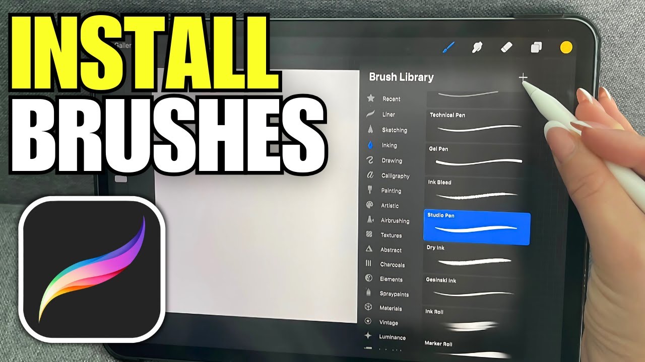 Как скачать и установить кисти в Procreate (бесплатно)