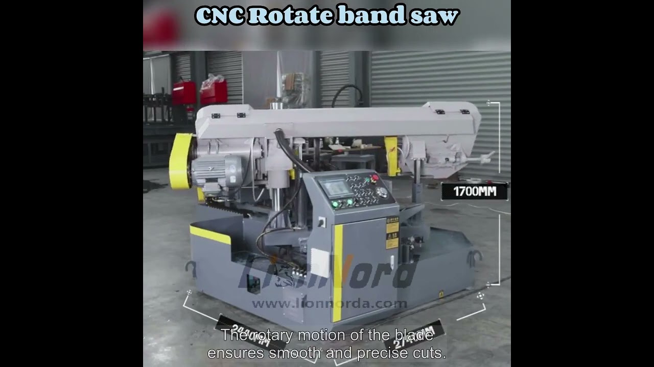 automatic rotary metal band saw machine cheap price