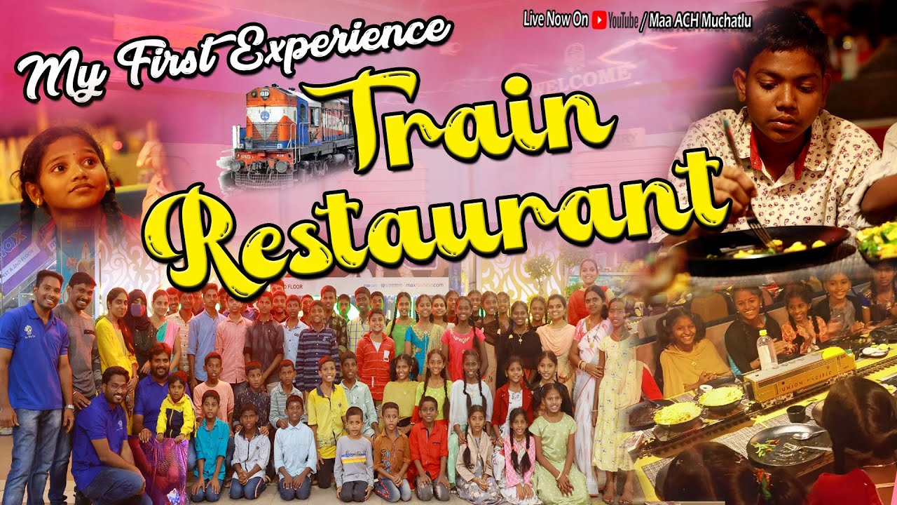 My Joyful Experience at Train Restaurant | Vizag Chitralaya | Shian Train Restro ACH Muchatlu #food