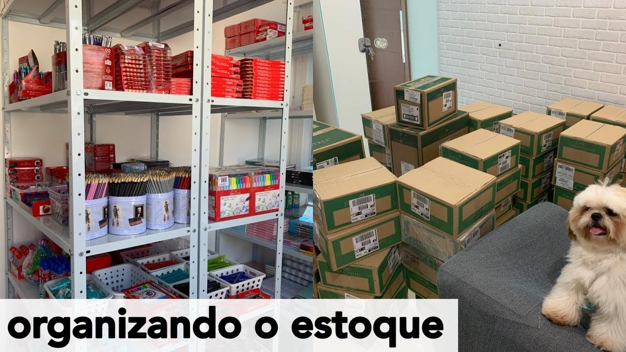 Lojinha da Lívia | Chegaram 500 kgs de Faber-Castell + organizando estoque
