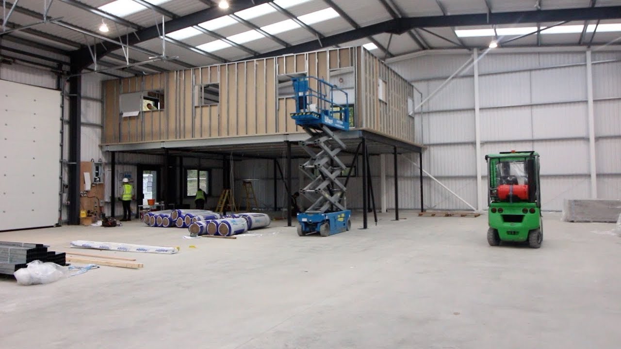 Office Mezzanine Floor - Rowland Tools Project Update