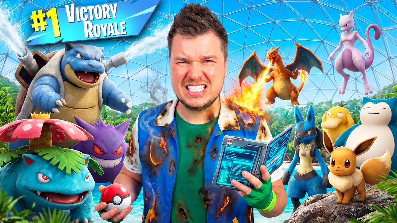 I Survive Inside Pok&eacute;mon In Real Life! Battle Royale Championship!
