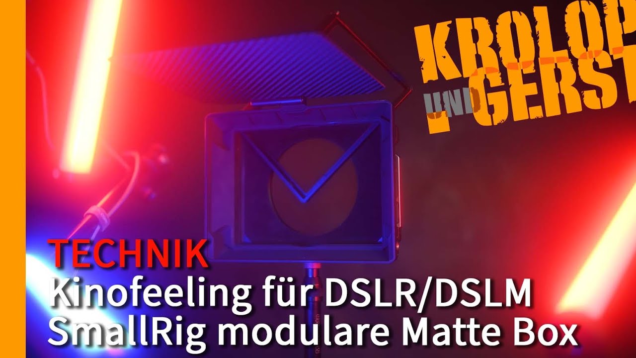 Kinofeeling für DSLR/DSLM - SmallRig modulare Matte Box  📷 Krolop&Gerst