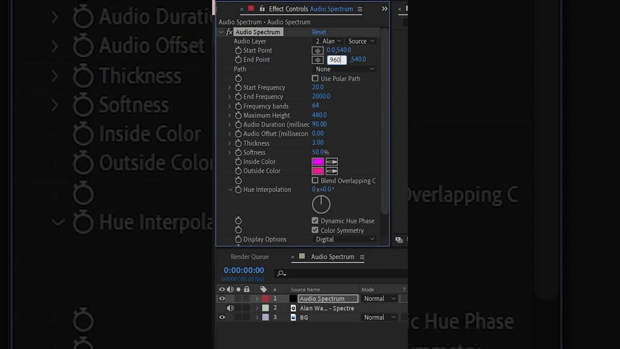 Trap Nation Audio Spectrum Tutorial After Effects CC #shorts #aftereffects