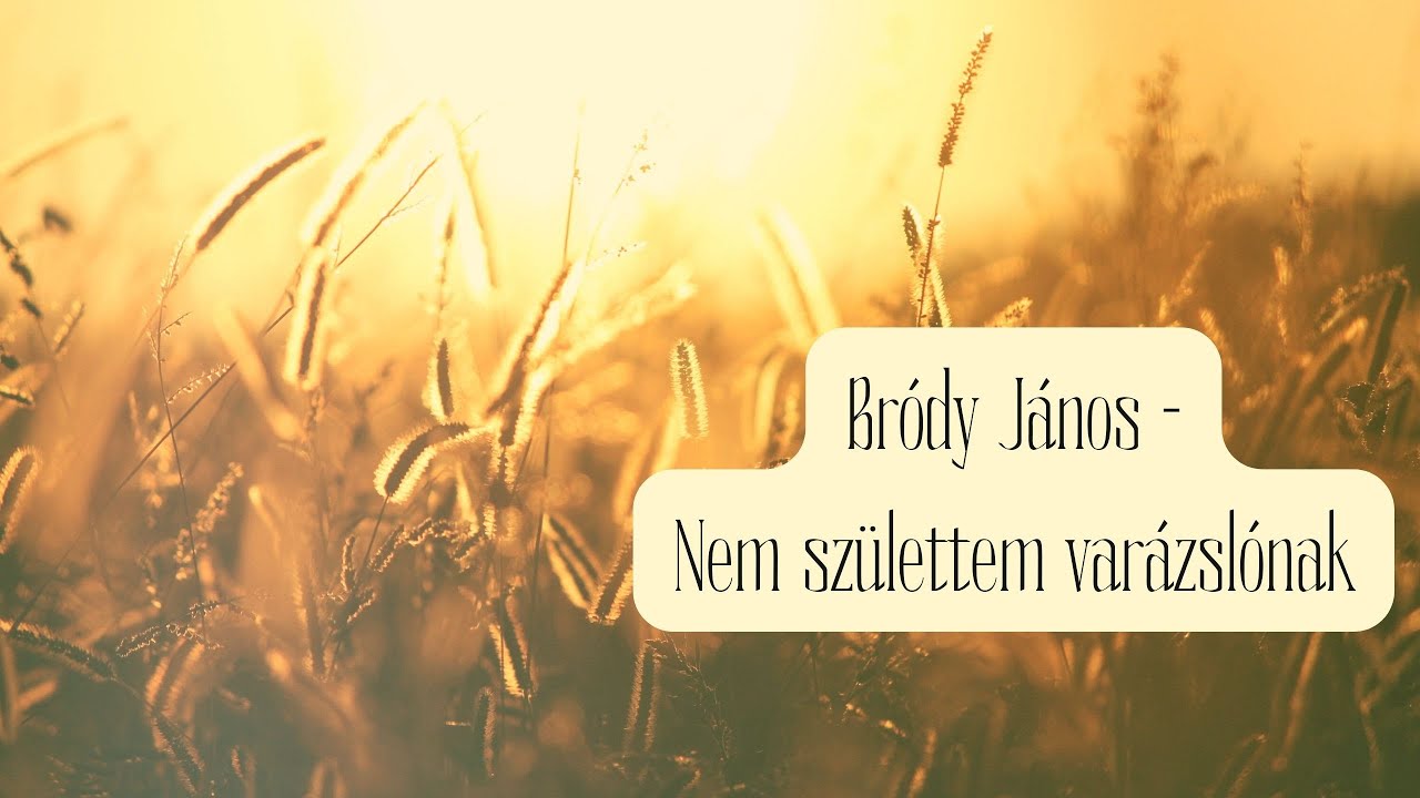 Bródy János - Nem születtem varázslónak
