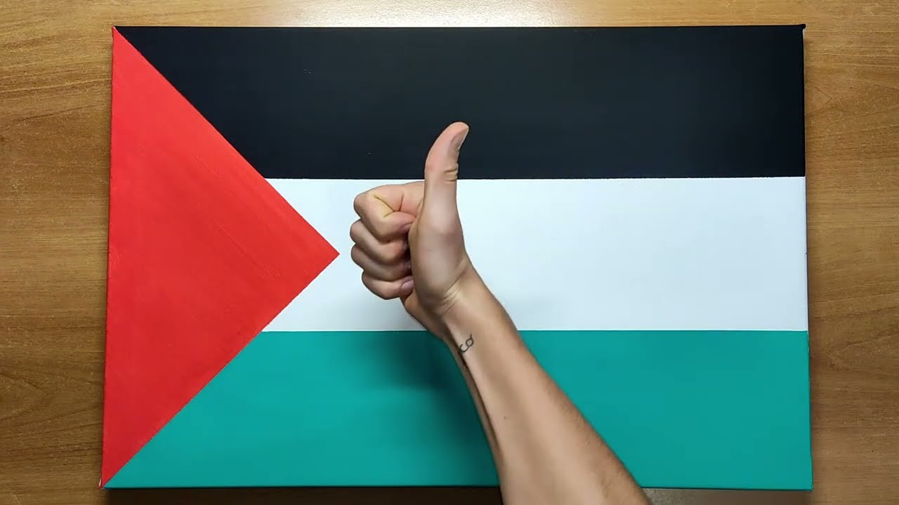 HowTo Paint the PALESTINIAN flag