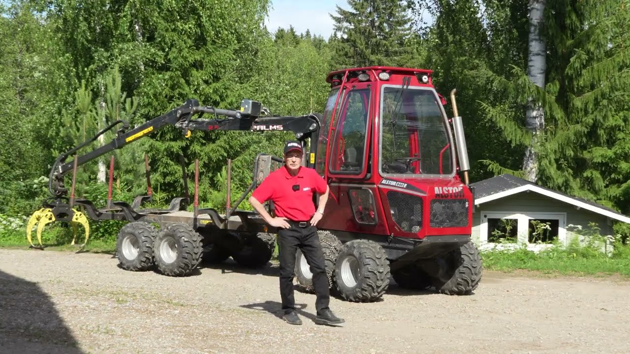 Myydään käytetty Alstor-pienmetsäkone - heti käyttöön! www.alstorfinland.fi