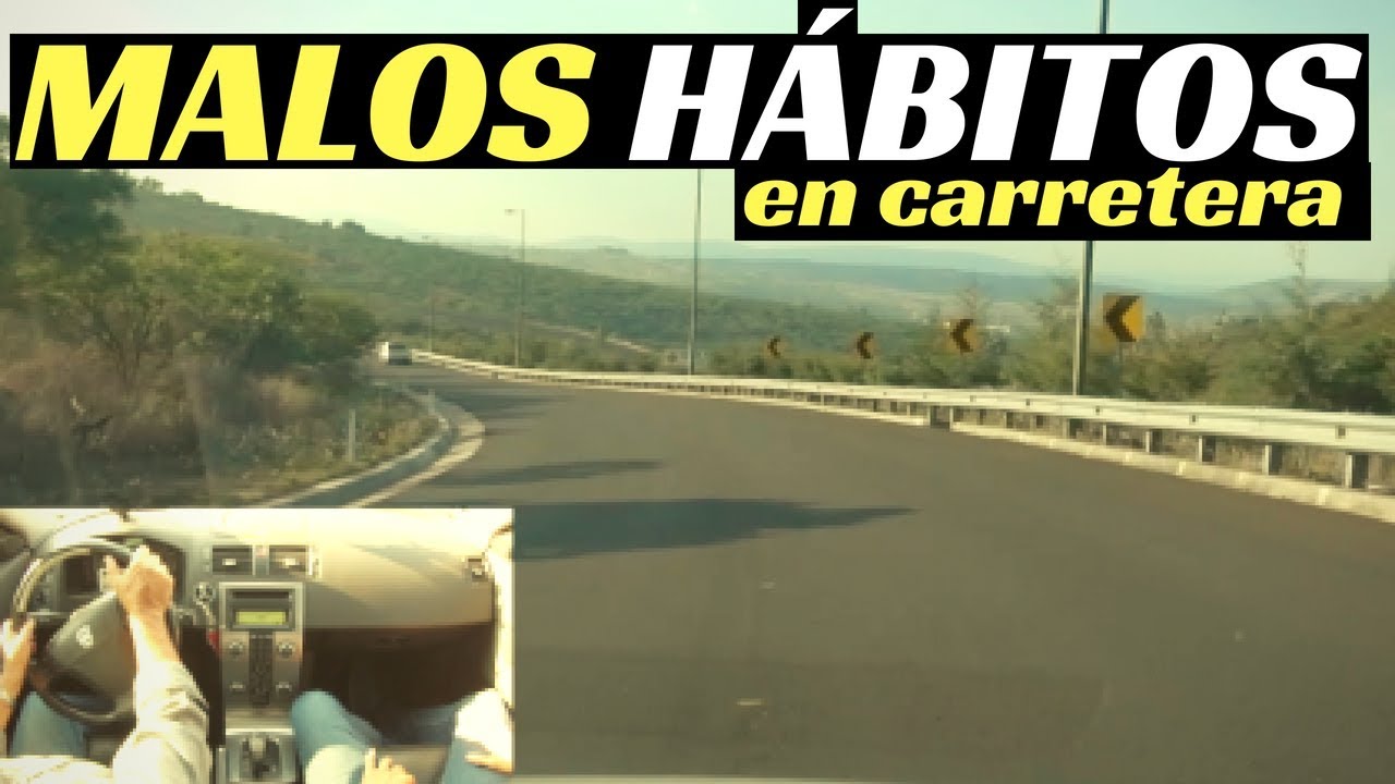 MALOS HABITOS AL CONDUCIR: Evita hacer esto en CARRETERA -Velocidad Total