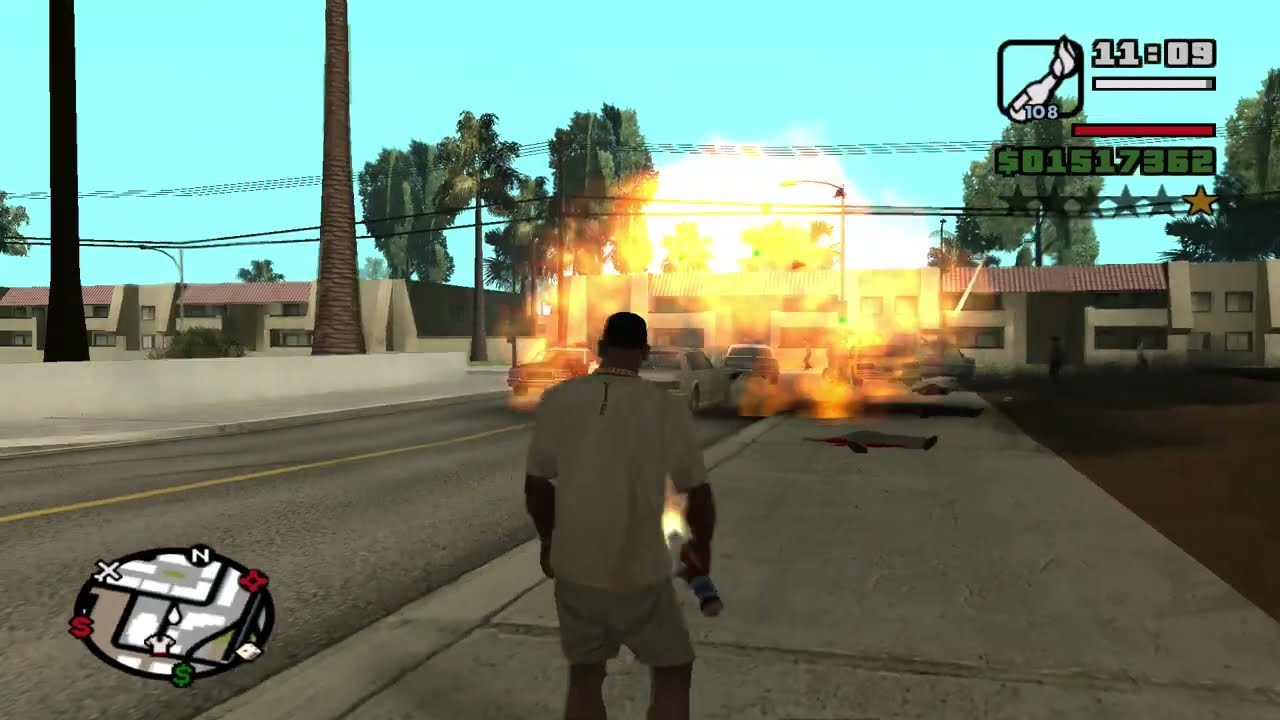 GTA San Andreas | 6 Star Wanted Level Rampage! (2025)