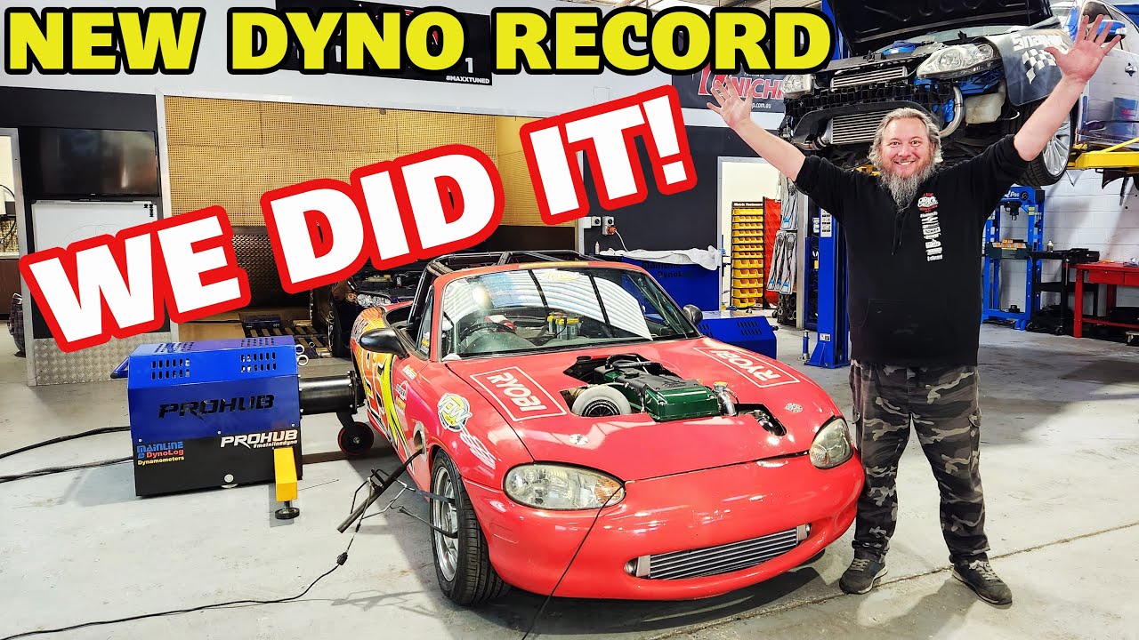 CARNAGE - The Barra Miata (MX5) Makes Insane Power!