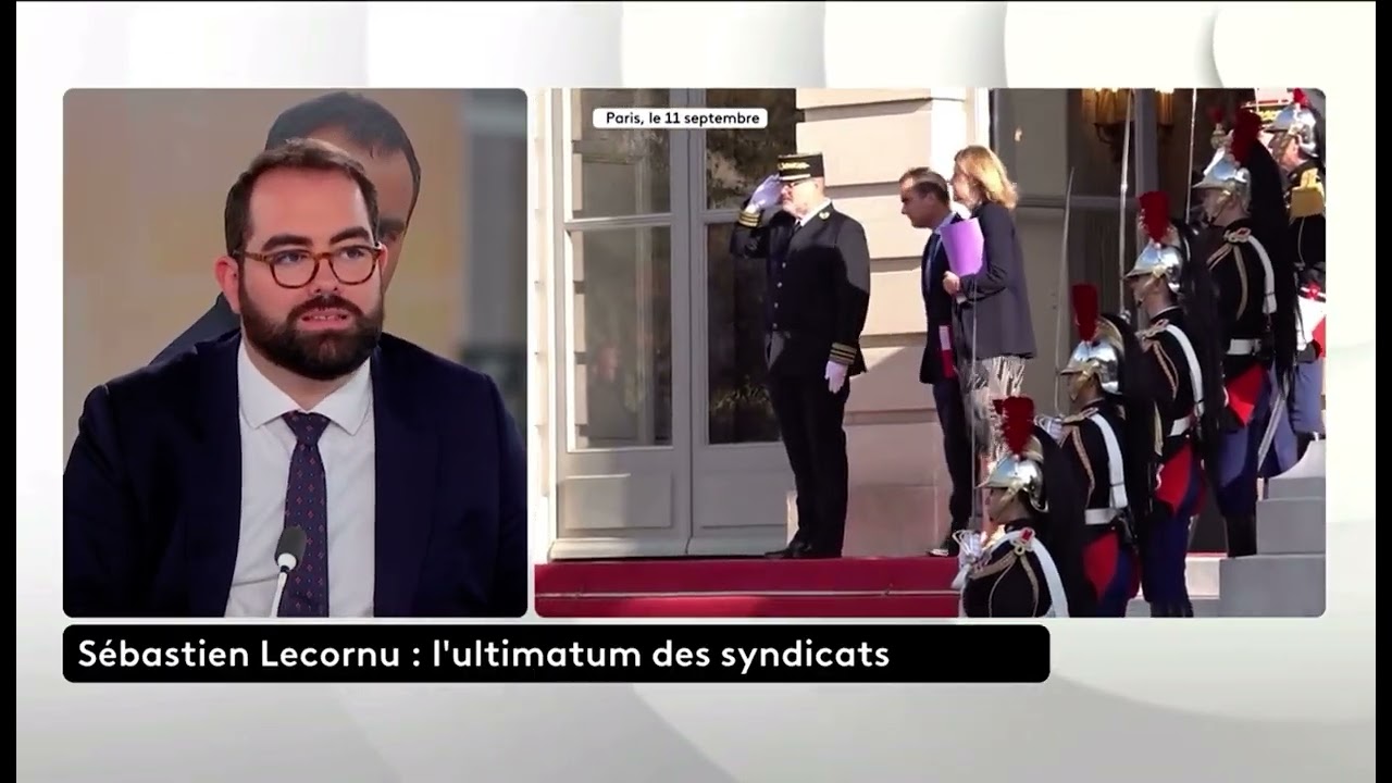 S. Lecornu : l’ultimatum des syndicats. C. Chabanier président de la CFTC mon invité avec A. Peyrout