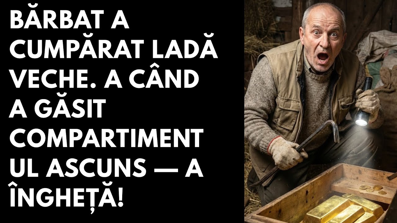 BĂRBAT A CUMPĂRAT LADĂ VECHE. A CÂND A GĂSIT COMPARTIMENTUL ASCUNS — A ÎNGHEȚĂ!