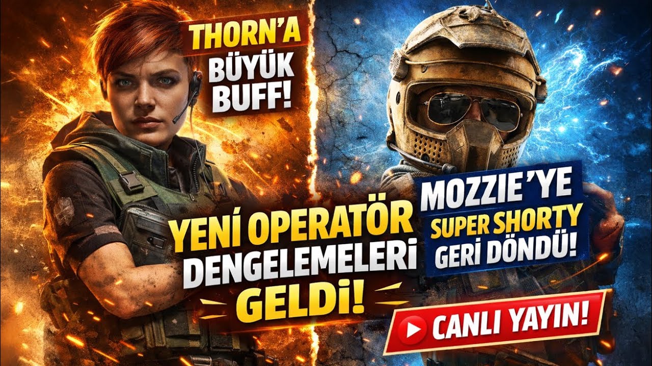 YENİ OPERATÖR DENGELEMELERİYLE RANKED MAÇ! - Rainbow Six Siege X