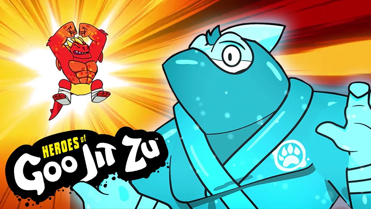 HEROES OF GOO JIT ZU: FISH FREEZING FRENZY! | cartoon for kids |