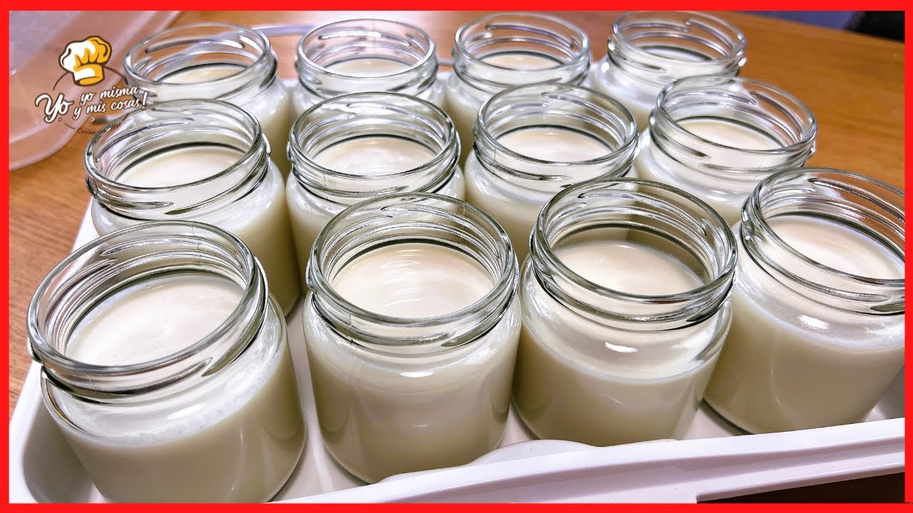 ⭐➡️ Receta de YOGUR de VAINILLA en YOGURTERA muy cremoso