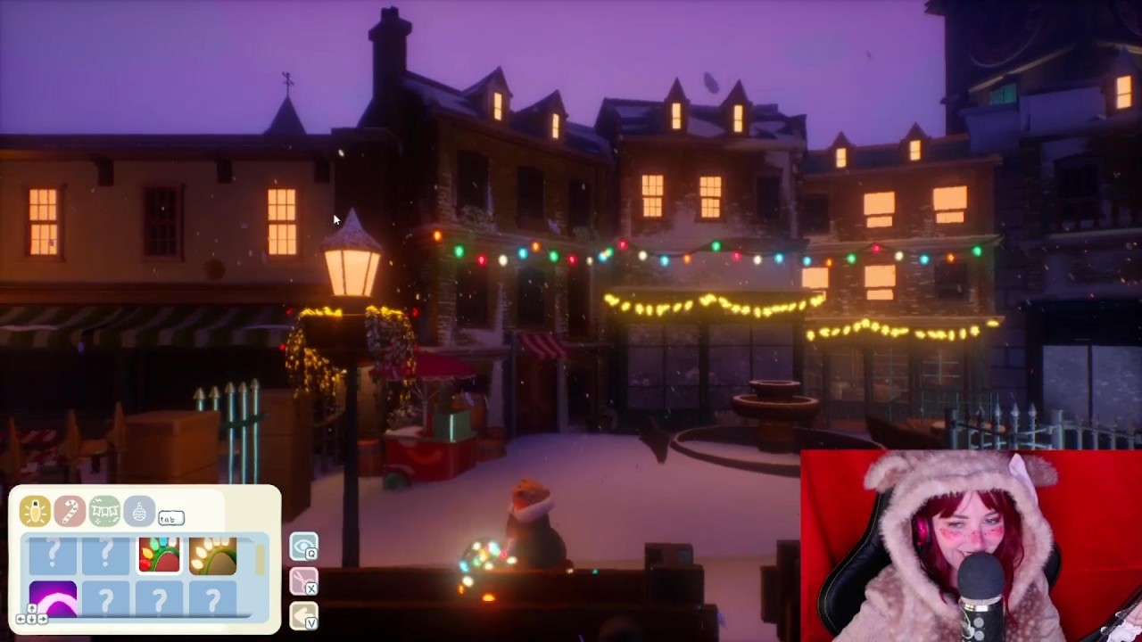 ASMR Decorating My Own Christmas Town (Light Up the Town)