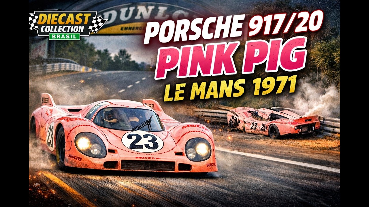 PORSCHE 91720 PINKPIG - 24H LEMANS  - SPARK 1/43