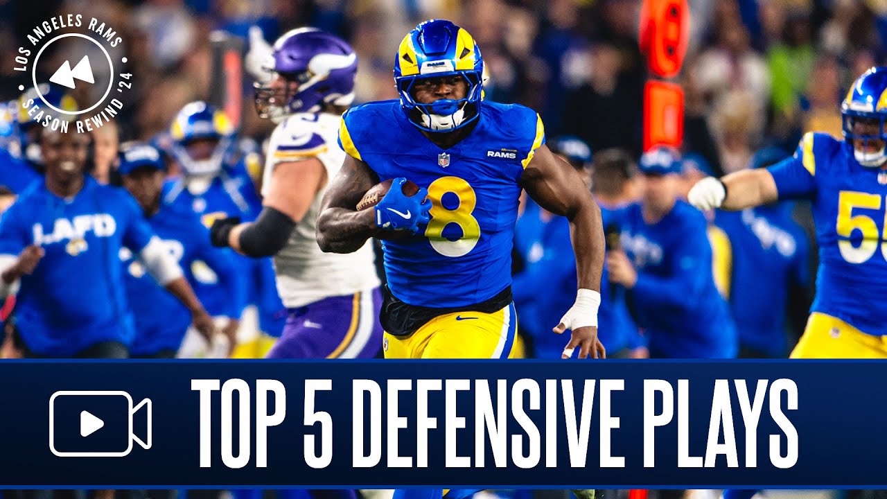Defensive Highlights That Get More Mind-Blowing As You Go | Rams 2024 Top 5 Defensive Plays