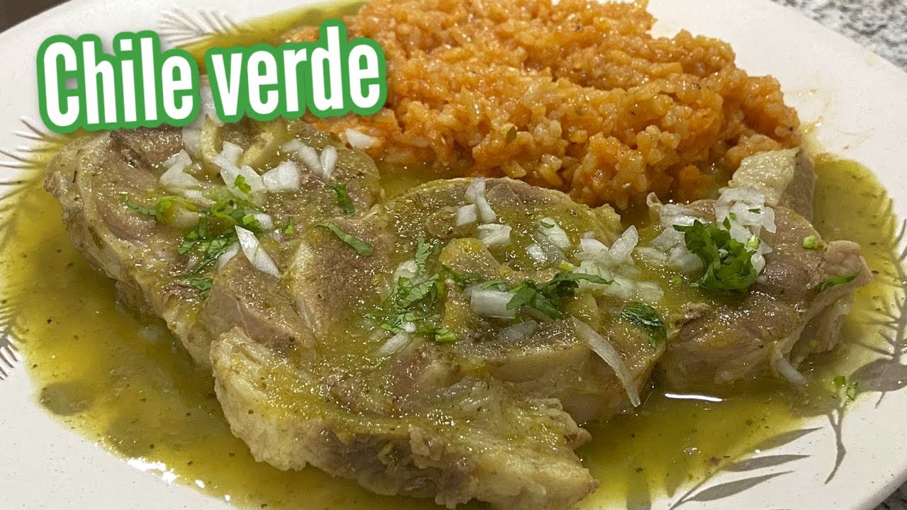 CARNE DE CERDO EN CHILE VERDE | COMIDA MEXICANA | ALE DE NAVA