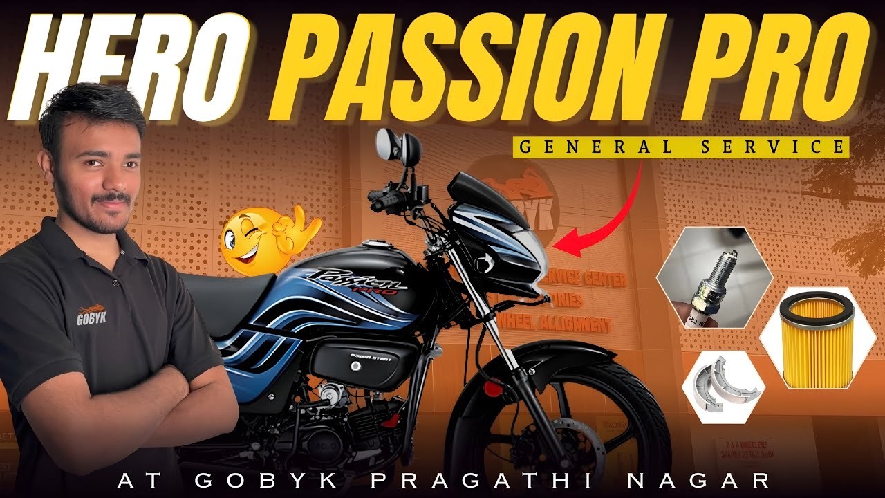 HERO PASSION PRO 🔥Full General Service 🤩 At GOBYK 🤯