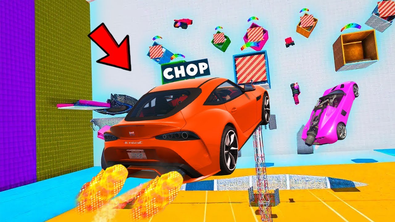 GTA 5 CHOP AND FROSTY JUMP INTO MEGA MYSTERY BOX CHALLENGE