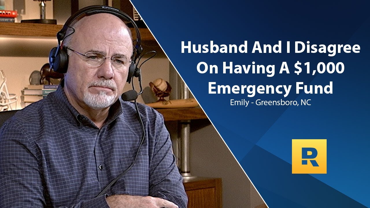 Husband And I Disagree On Having a $1,000 Emergency Fund