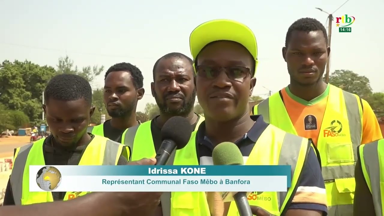 Lancement des activités de pavage de Faso Mêbo à Banfora dans la région des Tannounyan