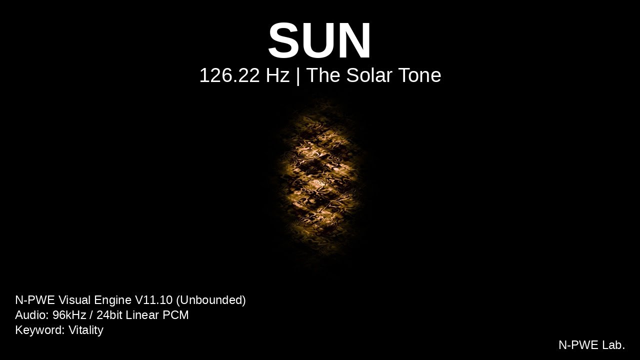 126.22 Hz Sun Frequency | The Solar Tone: Vitality, Confidence & Divine Authority [4K]