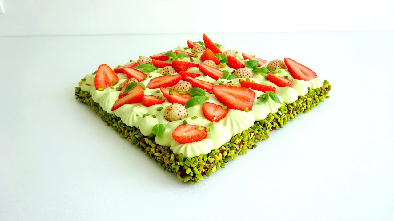Tarte Fraise-Pistache facile [TUTO] (English subtitles available) pistachio-strawberry tart