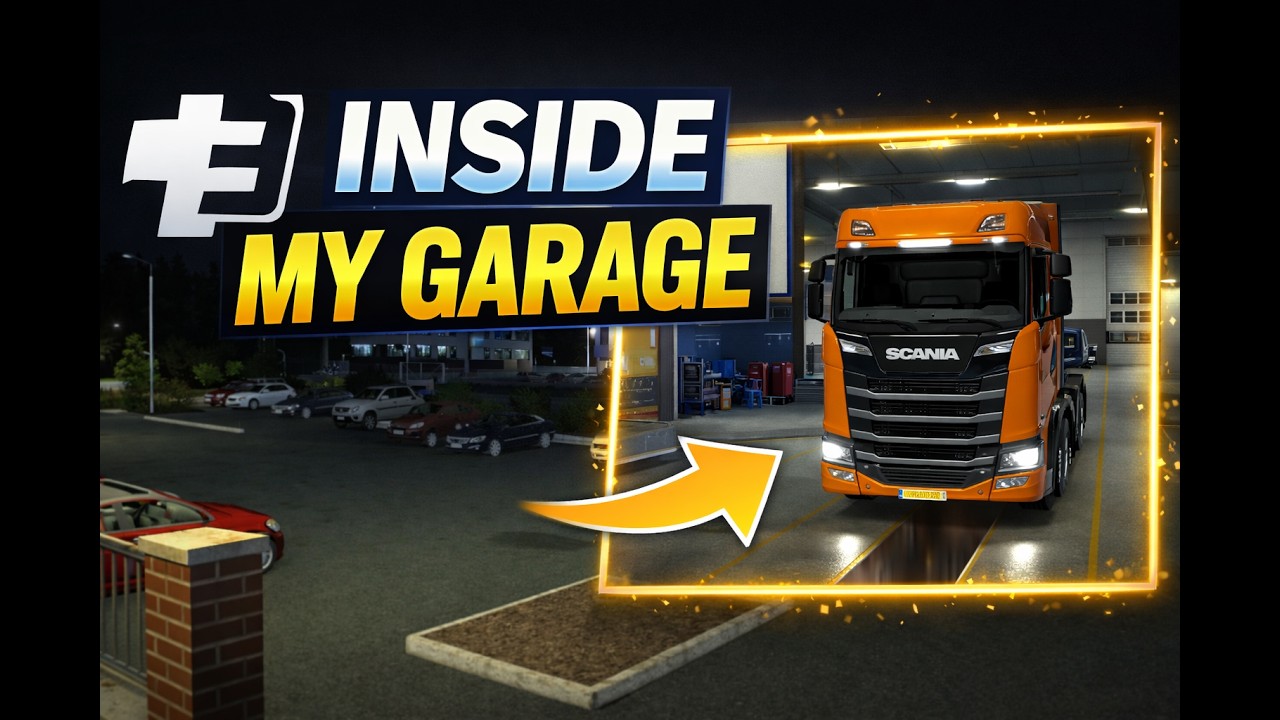Inside My Truck Garage | Euro Truck Simulator 2