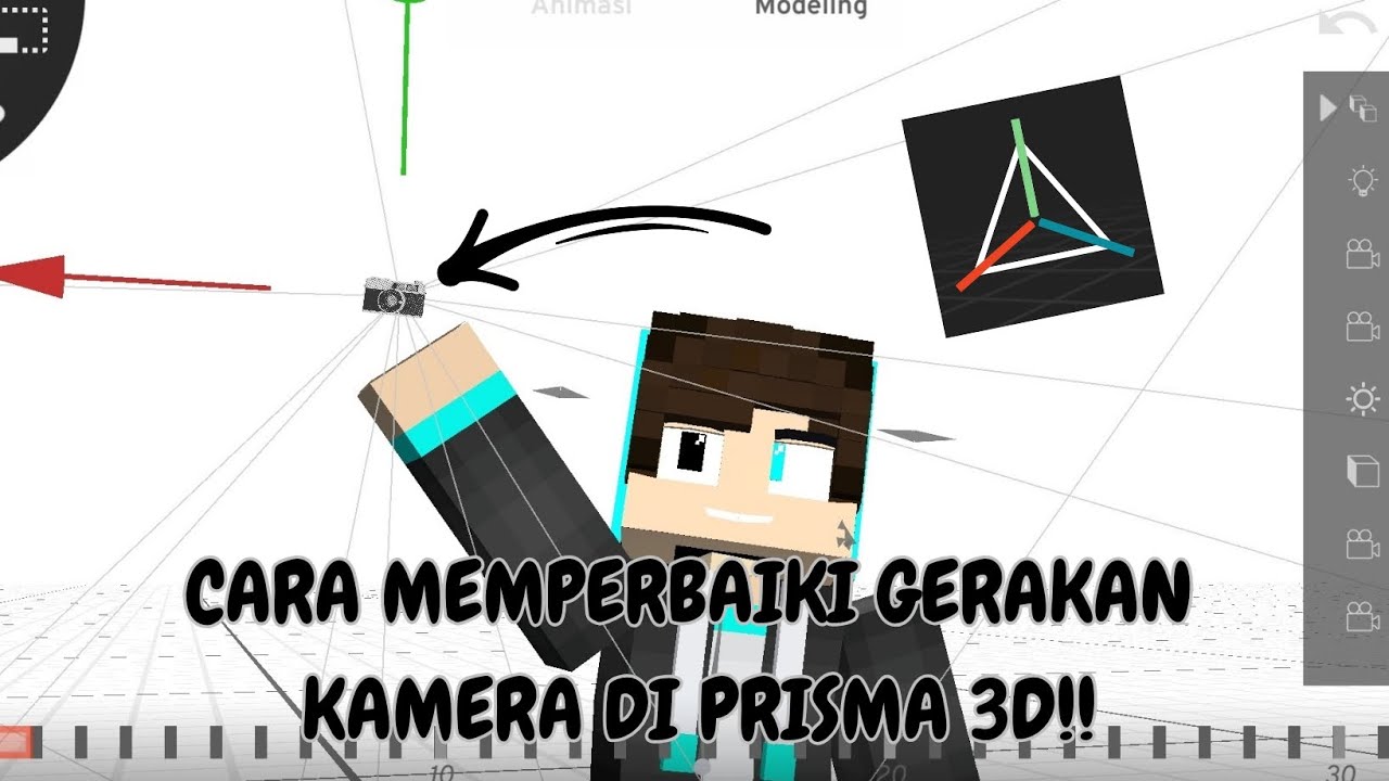 CARA MEMPERBAIKI GERAKAN KAMERA DI PRISMA 3D!! [Tutorial Prisma 3D]