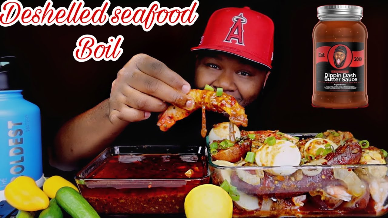 DESHELLED KING CRAB + LOBSTER SEAFOOD BOIL + DIPPIN DASH BUTTER SAUCE