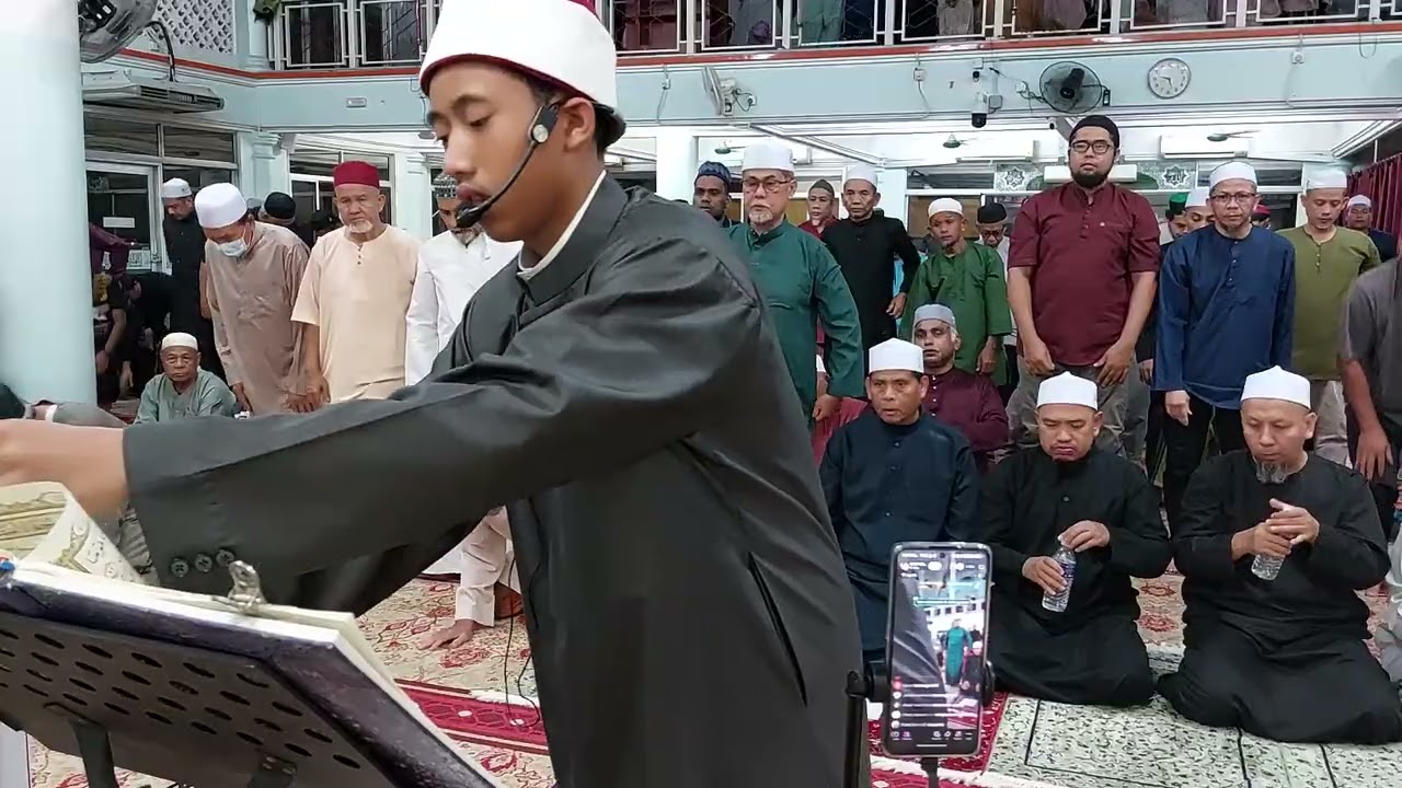 Solat Terawih 13.3.2026 Jumaat 1447H. Pimpinan Imam Adik Syed Zakwan Bin Syed Bazlan