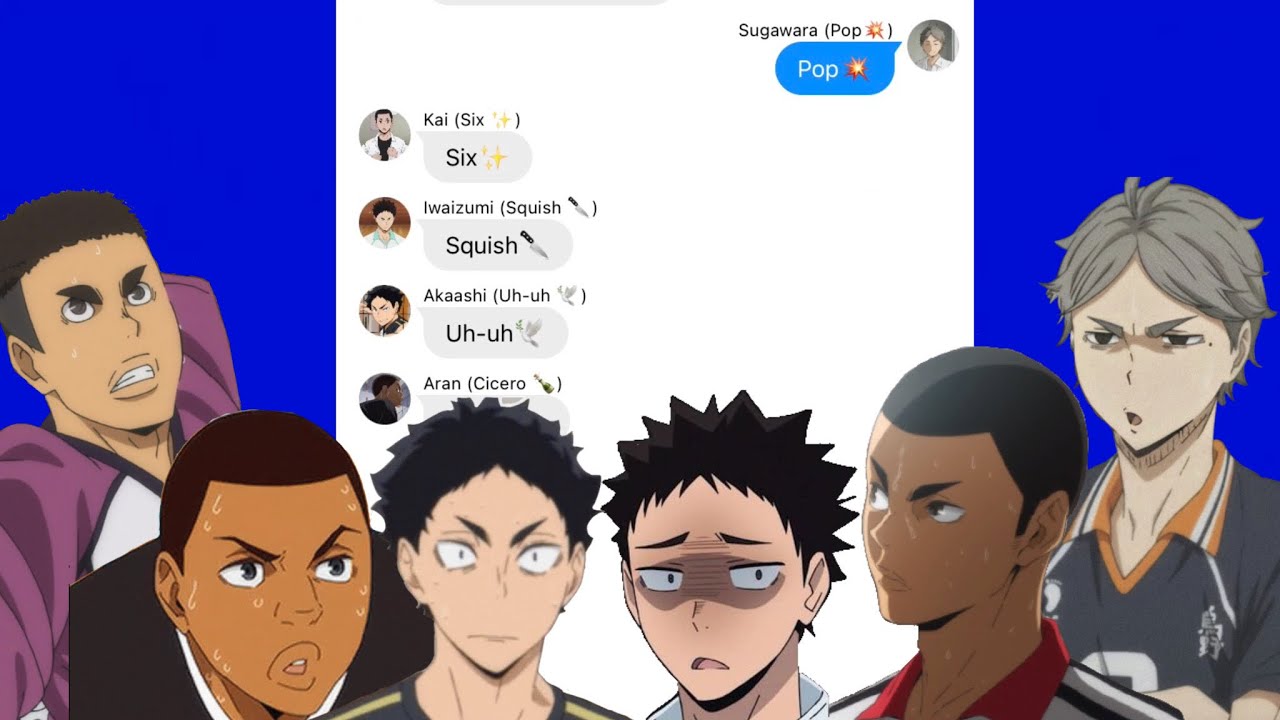 Cell Block Tango || Ft. Vice Captains || Lyric Prank || Haikyuu Texts