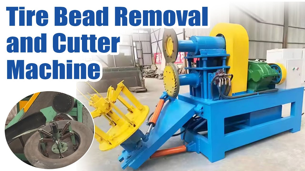Tire Bead Removal and Cutter Machine  | Remove Steel Beads & Cut Tires in One Step