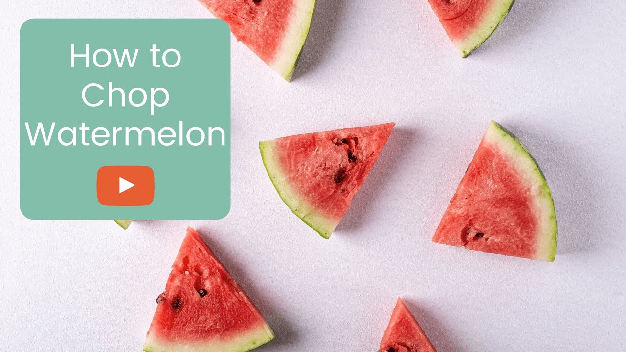You're Doing it Wrong! How to CHOP A WATERMELON // No Mess!