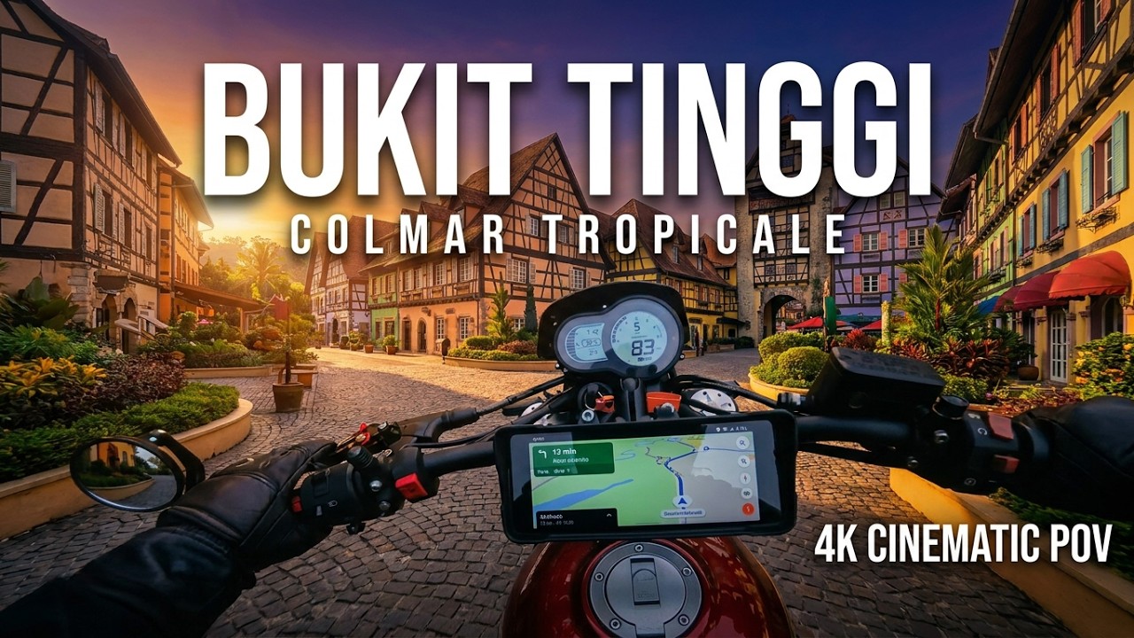 POV SOLO RIDE | BUKIT TINGGI | Colmar Tropicale & Japanese Garden | 4K Cinematic