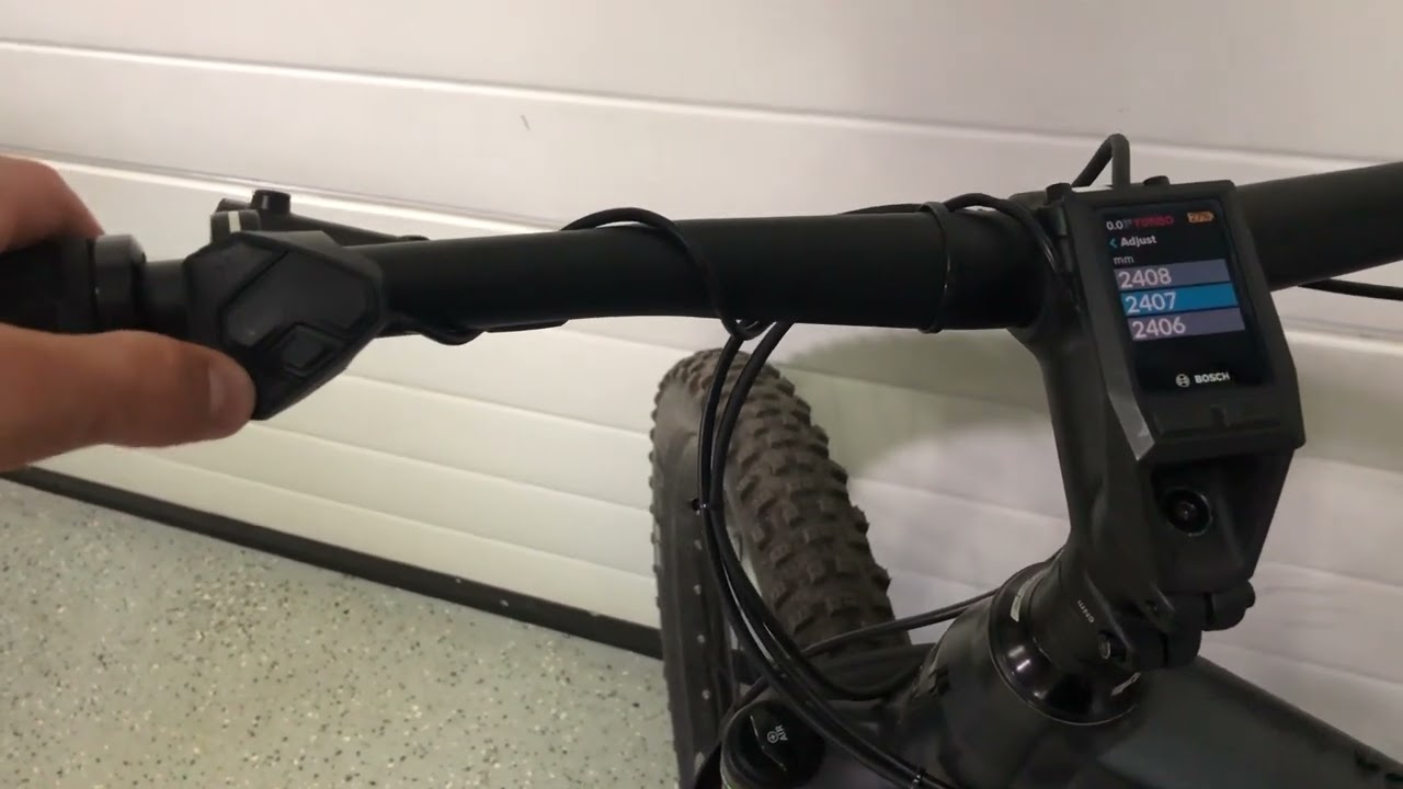 Bosch KIOX How to change wheel circumference