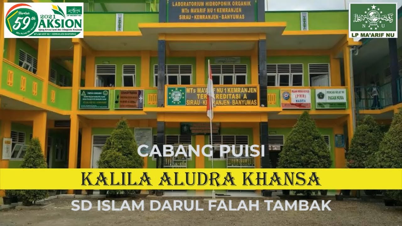 [PUISI] KALILA ALUDRA KHANSA - SD ISLAM DARUL FALAH TAMBAK