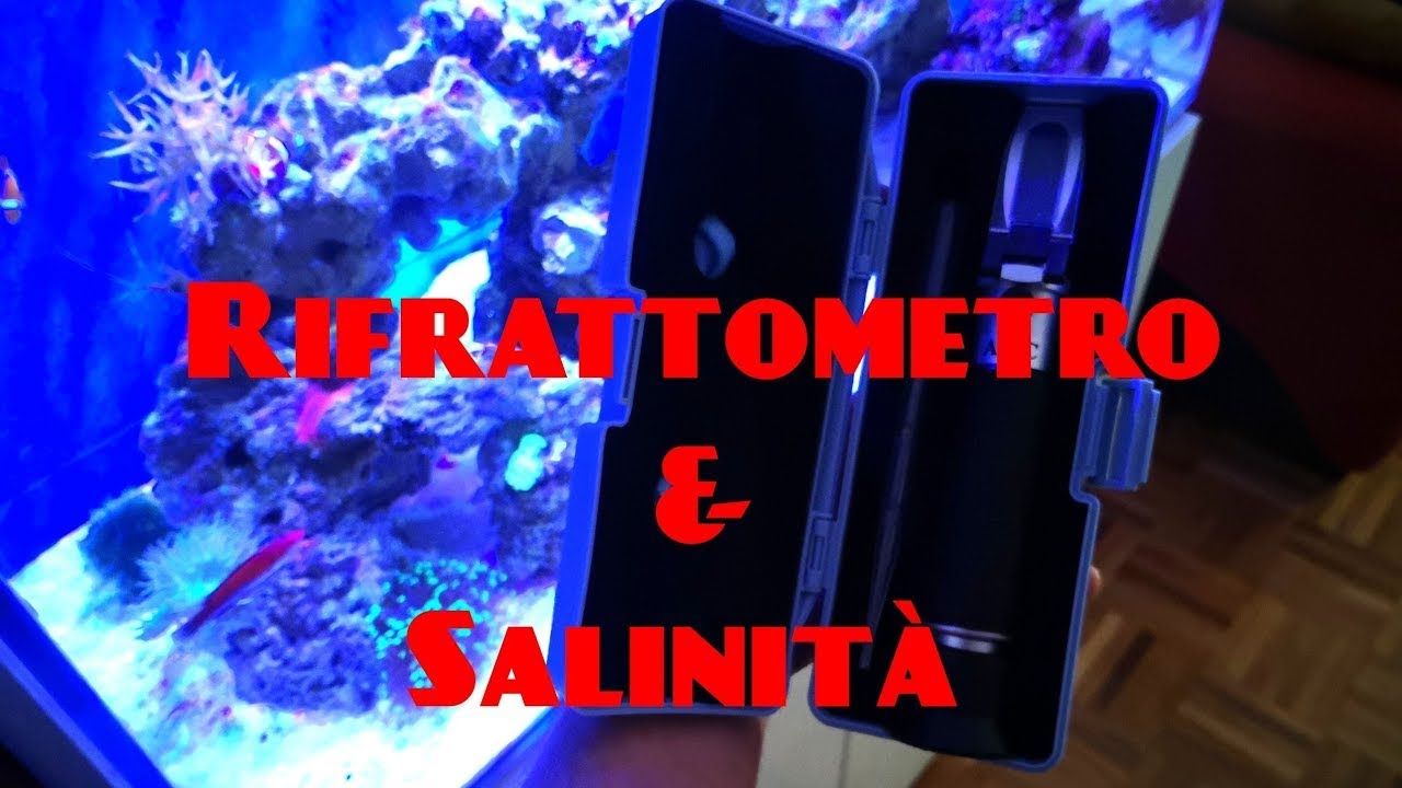 Rifrattometro e Salinità in acquario marino #FONDAMENTI 4