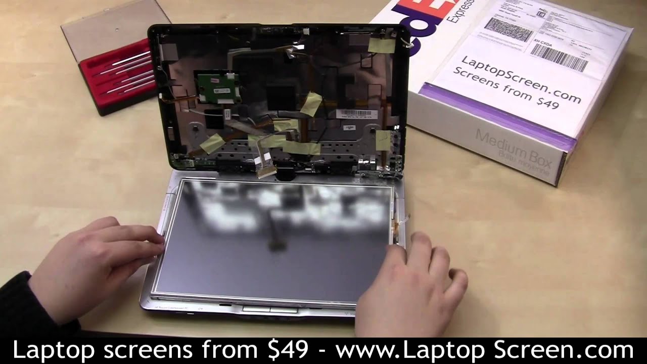 Laptop screen repair, touch screen repair [HP TX2500]