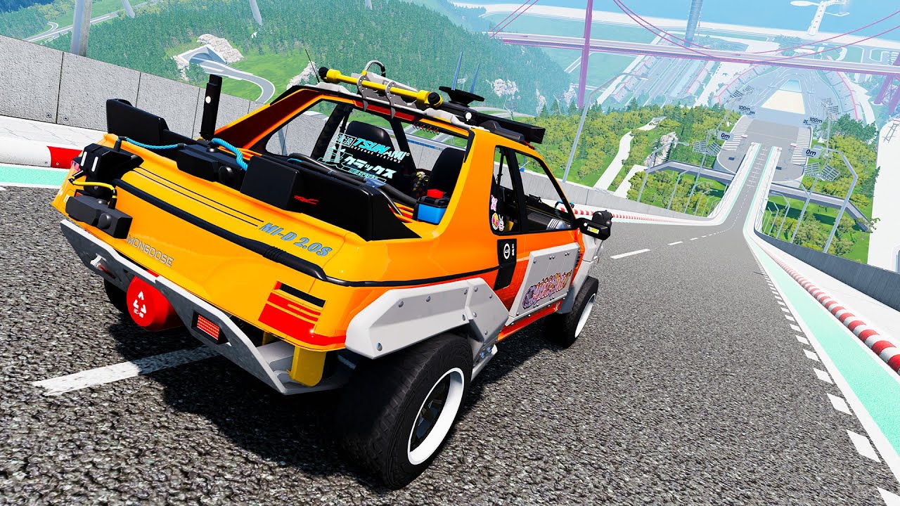 Which Automation Mod Can Fly The Furthest On The NEW Car Jump Arena? PART 53 - BeamNG Drive Mods