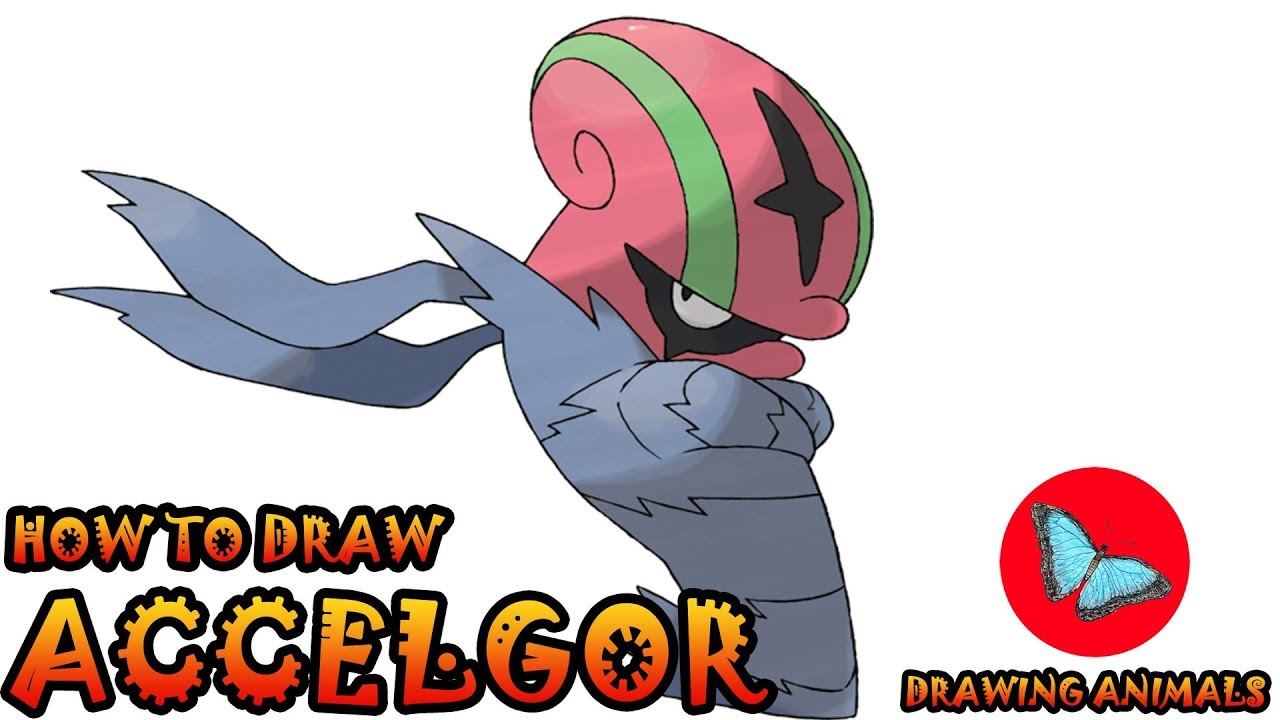 How To Draw Accelgor Pokemon | Drawing Animals