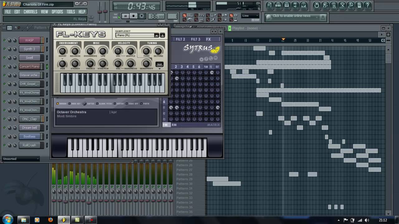 Vangelis - Chariots Of Fire (FL Studio Remake by Keimax)