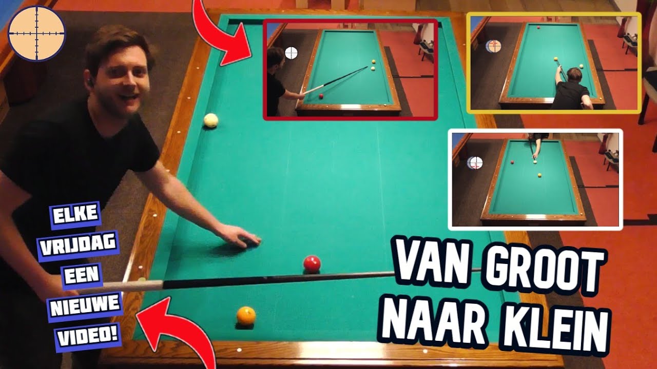 KIJK EN LEER HOE JE GEVAREN HERKENT IN CARAMBOLE BILJARTEN | Van Groot Naar Klein | Libre Biljartles