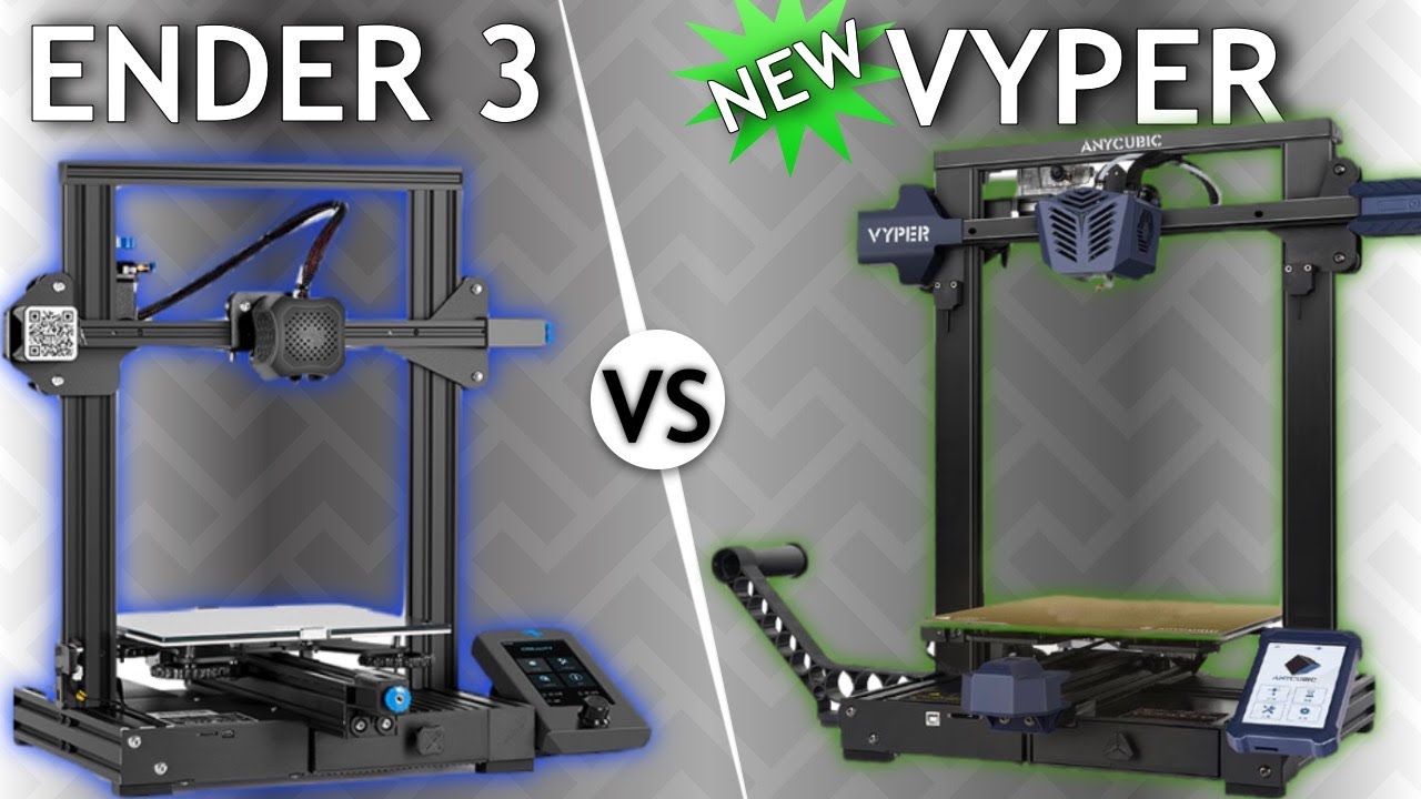 NEW Anycubic Vyper VS Creality Ender 3 V2 comparison